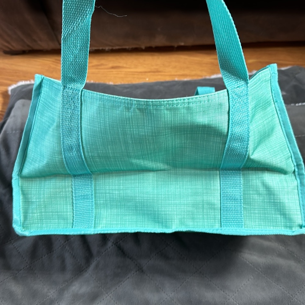Thirty One Stampin For Fun Craft Bag Tote Green - Picture 5 of 9
